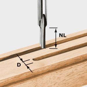 Festool Fresa de ranhuras HS S8 D 5/12