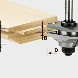 Festool Fresa de perfilar elástica HW S8 D46 x D12-FD