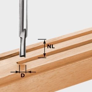 Festool Fresa de ranhuras HW S8 D8/30