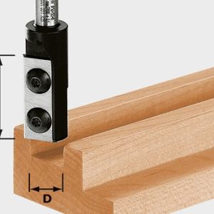 Festool Lâminas reversíveis para fresa de ranhuras HW D16/30 S8