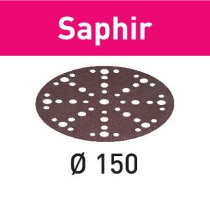 Festool Discos de lixa STF-D150/48 P80 SA/25 Saphir